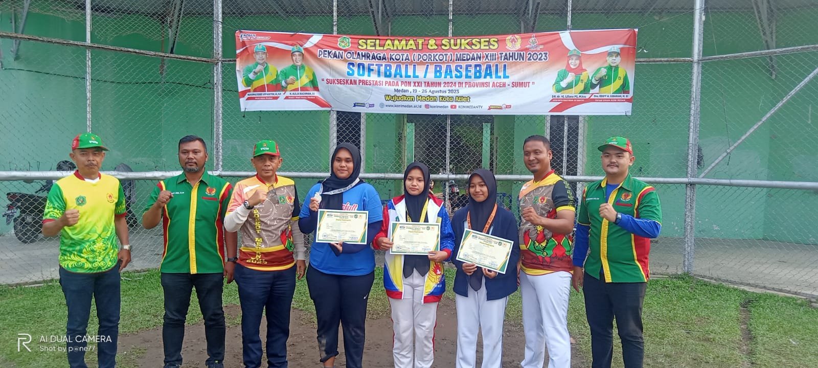 Medan Selayang dan Deli Berbagi Juara Baseball dan Softball Porkot Medan 2023