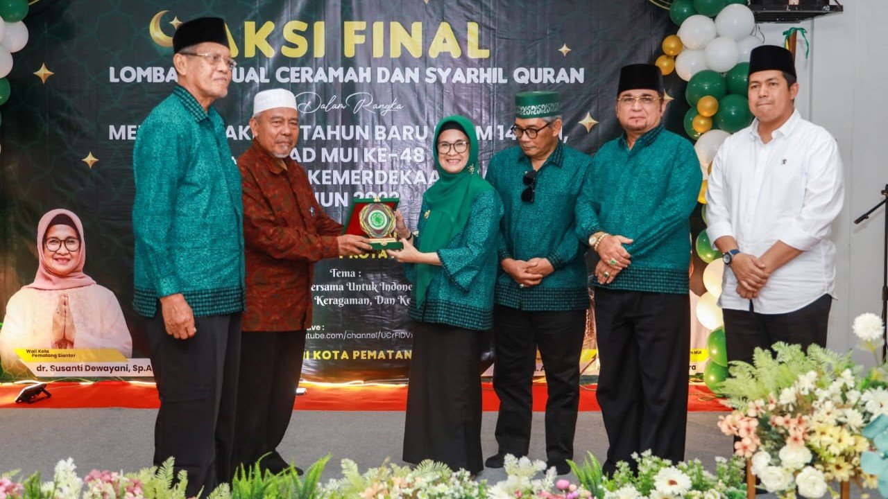 Walikota Pematangsiantar Apresiasi Lomba Virtual Ceramah dan Syarhil Quran oleh MUI