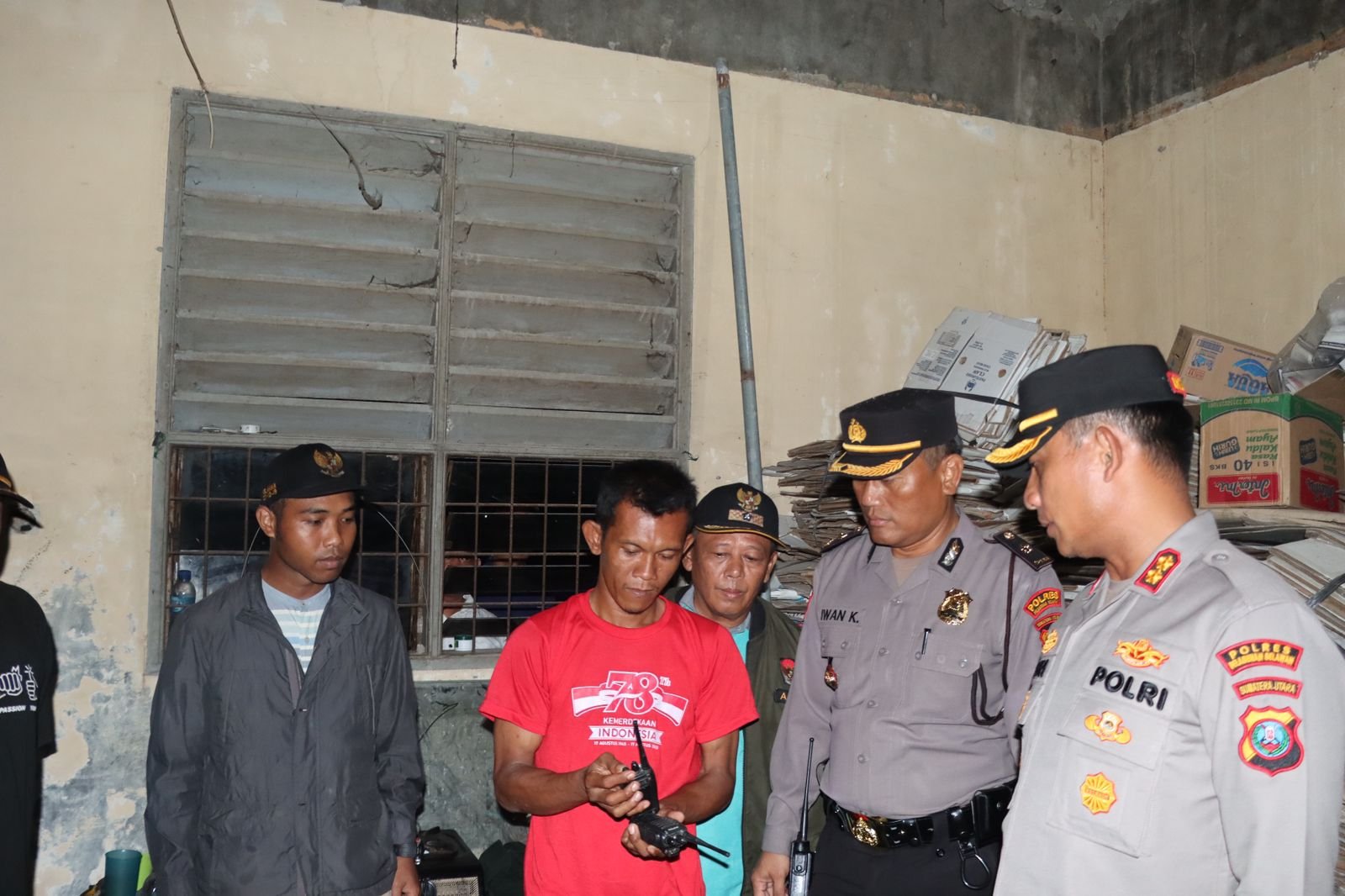 Dugaan Lokasi Perjudian di Desa Manunggal yang Viral Dicek Polisi