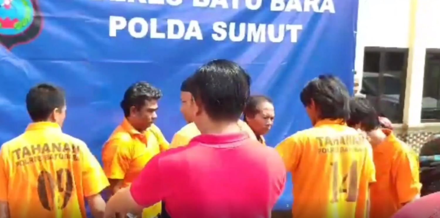 Sebanyak  9 Bandar dan Juru Tulis Judi Togel Dibekuk Polisi