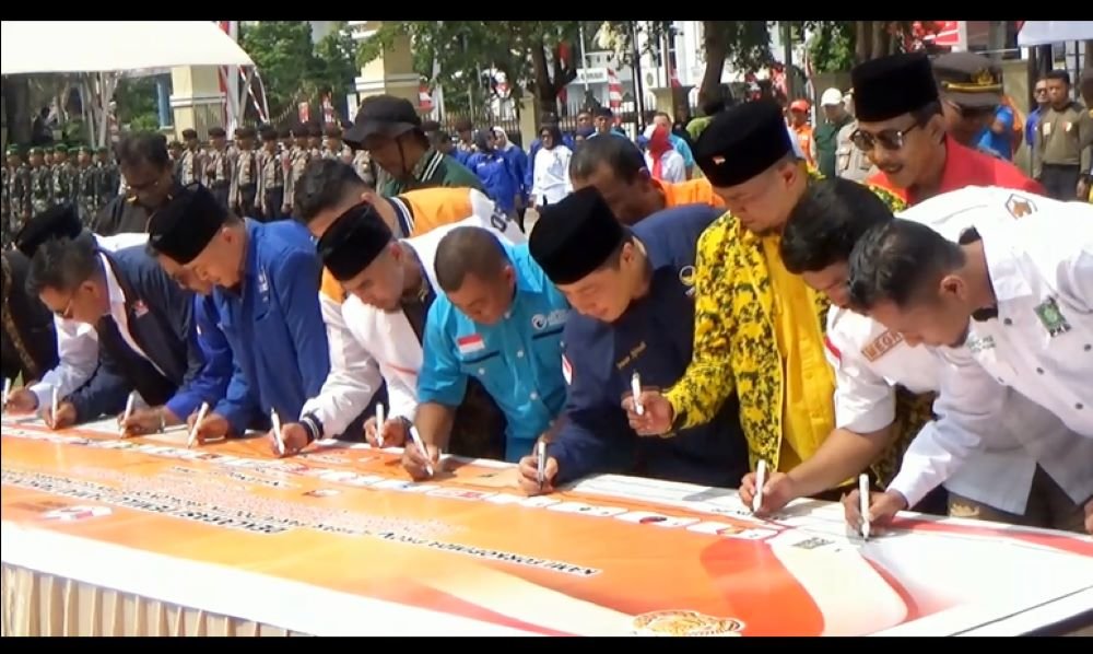 Polda Sumbar Gelar Deklarasi Pemilu Damai 2024