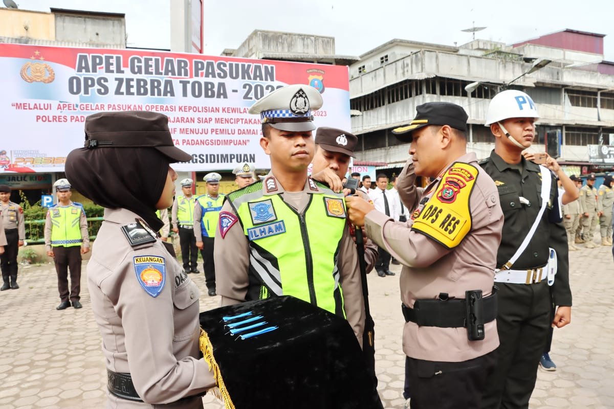 Satlantas Polres Padangsidimpuan Mulai Gelar Operasi Zebra Toba 2023