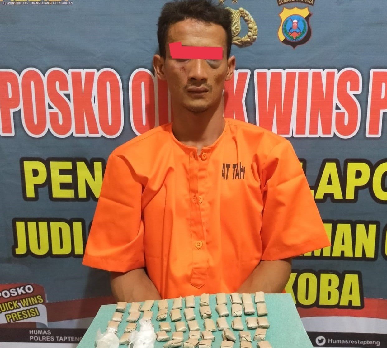 Terciduk, Pengedar Ganja Tunggu Pembeli di Tangga Rumah Sakit Pandan