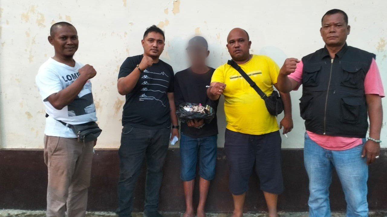 Kapolsek Hutaimbaru Pimpin Penangkapan Pengedar Ganja di Padangsidimpuan Selatan