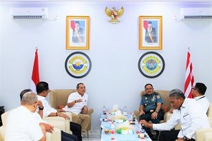 Danlantamal 1 Terima Kunjungan Komut PT Inalum