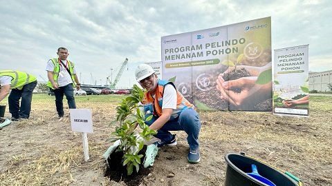 Peringati Hari Ozon, Pelindo Tanam 2500 Bibit Pohon