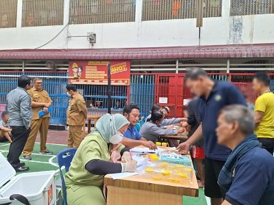 Kanwil Kemenkunham Sumut Gelar Deteksi Dini Penyebaran TBC Rutan Labuhan Deli