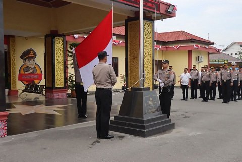 Polres Pelabuhan Belawan Implementasikan Hari Kesadaran Nasional