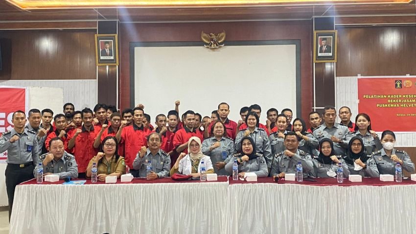 Lapas Kelas I Medan dan Puskesmas Helvetia Bekerjasama Melatih Kader Kesehatan