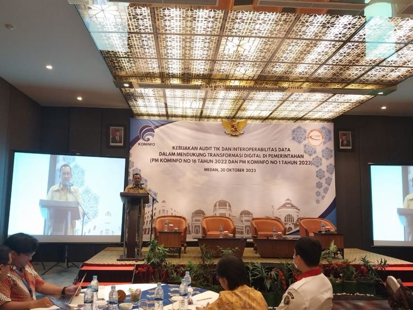 Bahas Regulasi TIK Pemerintah bersama Pusat, Pemprovsu Komit Implementasi SPBE