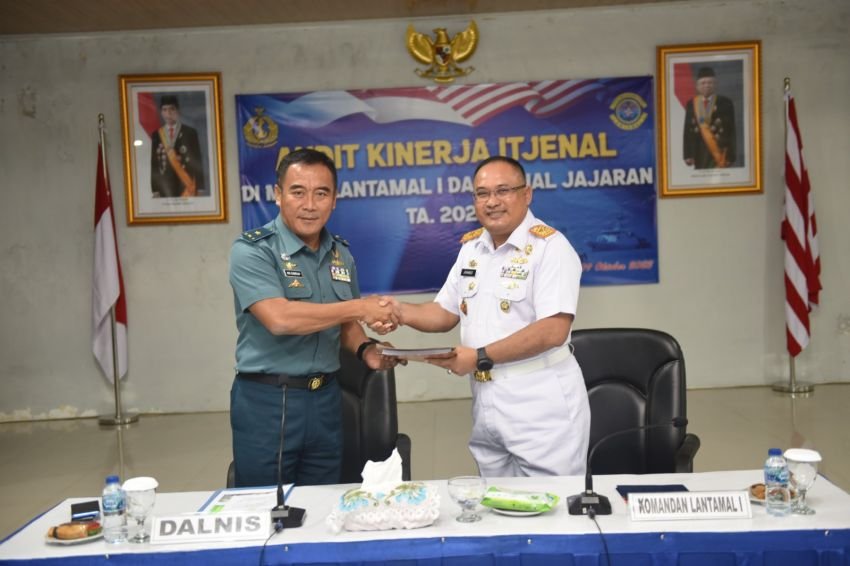 Danlantamal I Belawan Hadiri Penutupan Audit Kinerja Itjenal Tahun 2023