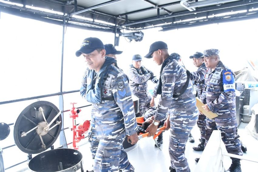 Dansatrol Lantamal I Tutup Evaluasi dan Uji Terampil Glagaspur
