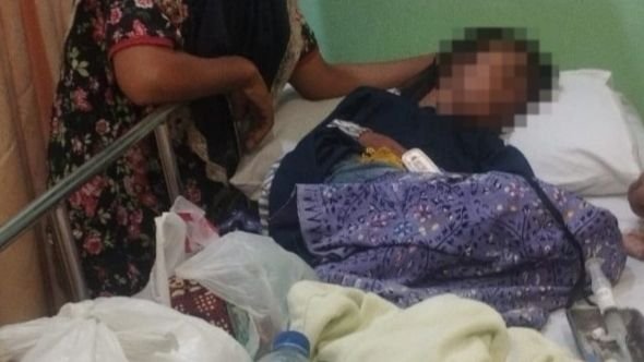 Anak Umur 7 Tahun Luka Parah Dihantam Motor di Angkola Timur