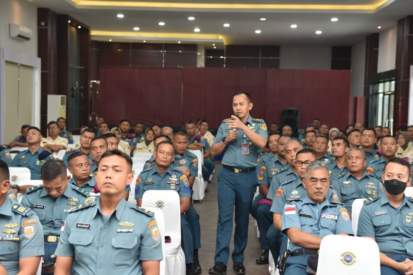 Prajurit Lantamal I Bimtek Patjab Pendidikan dan Klaskat Prajurit TNI AL 2023