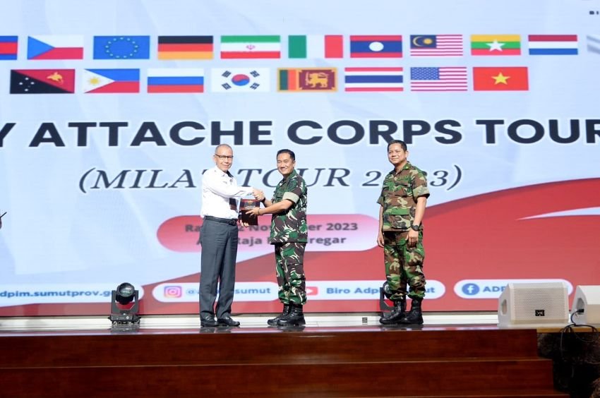 Pemprovsu Terima Kunjungan Atase Pertahanan Negara Sahabat