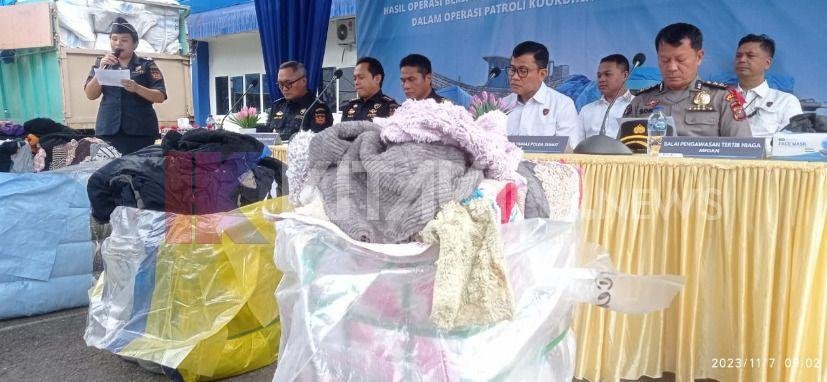 Bea Cukai dan Polda Sumut Sita Balpress Rp750 Juta di Langkat