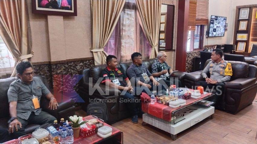 AKBP Josua Tampubolon Terima Audensi Panitia Natal Jurnalis Medan Utara 2023