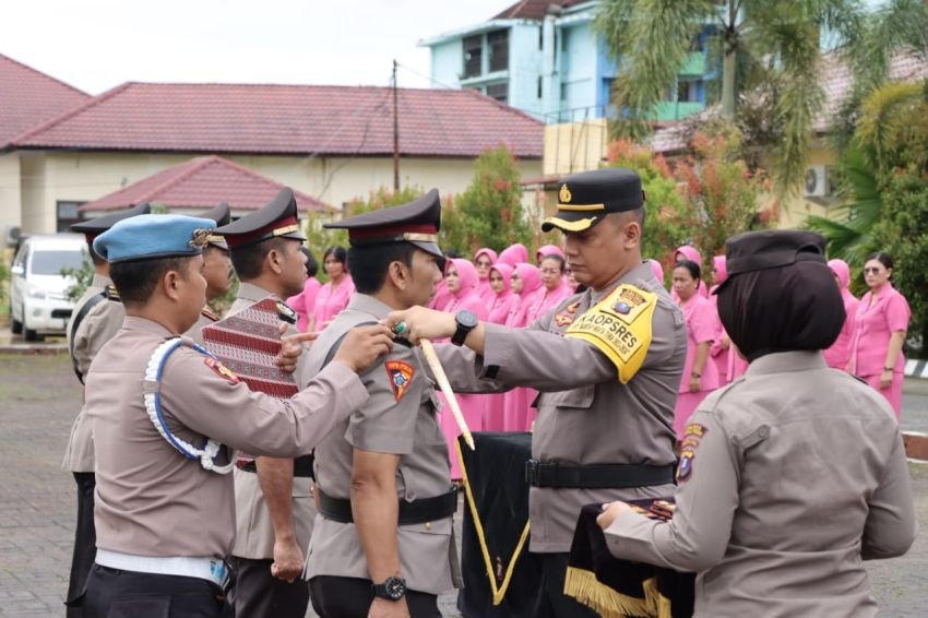 Sejumlah PJU di Polres Tapteng Berganti, Ini Pesan Kapolres