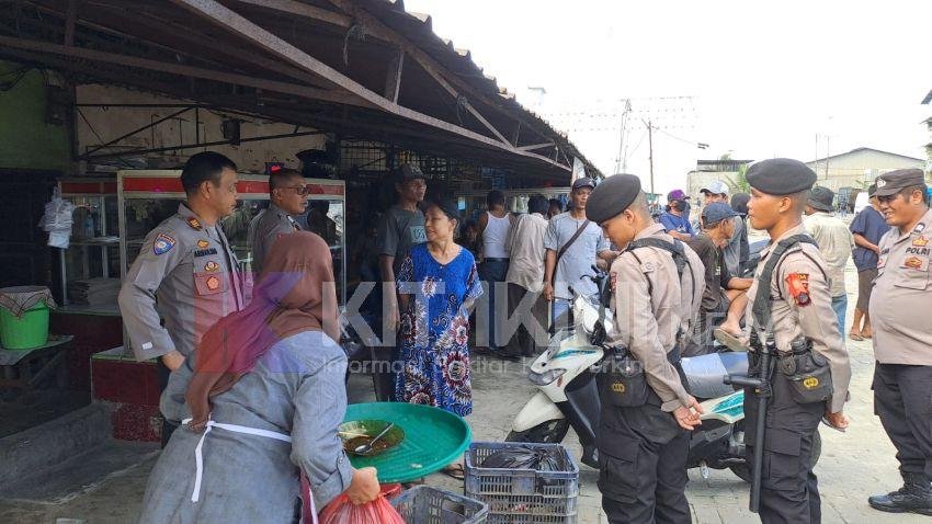 Polres Pelabuhan Belawan Berikan Sosialisasi Pemilu 2024 Kepada Warga Gabion
