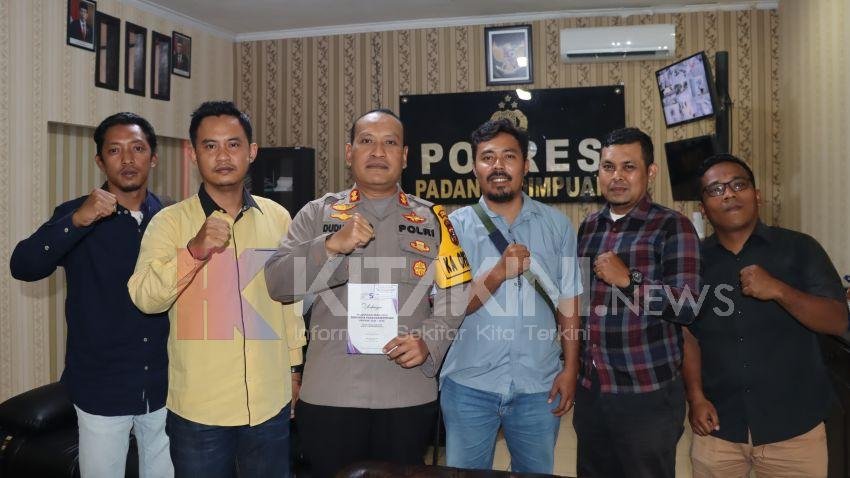 AKBP Dudung Sampaikan Pesan Pemilu Damai ke SMSI Padangsidimpuan