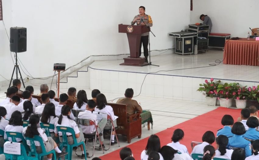 Polres Simalungun Gelar Acara Cooling System Pojok Pemilu