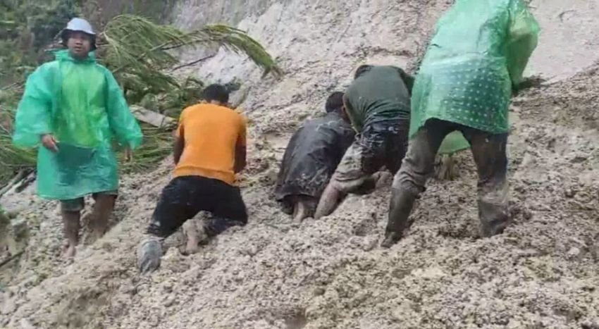 Longsor di Taput Timpa Sebuah Gubuk, Ibu dan Anak Meninggal