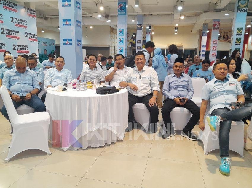 Nobar Debat Cawapres, TKD Prabowo-Gibran Sumut Yakin Gibran Akan Keluarkan Ide Gagasan Brilian