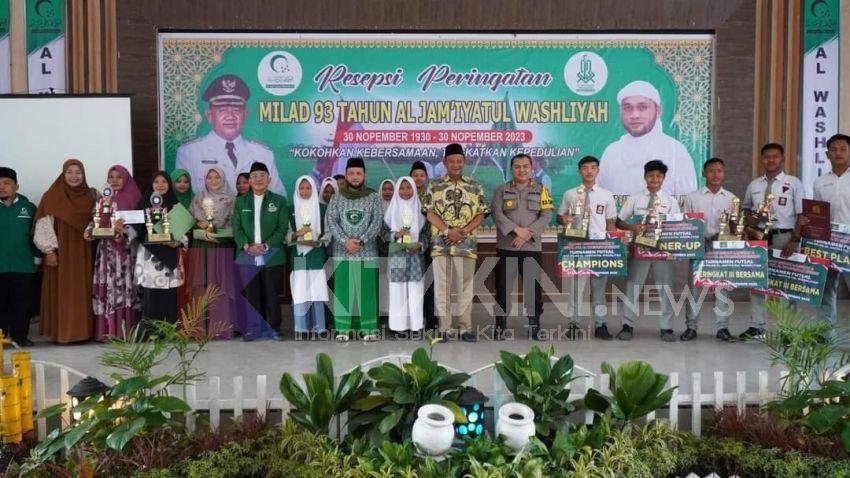Puncak Milad ke-93 Al-Washliyah, Syah Afandin Terima Tiga Penghargaan