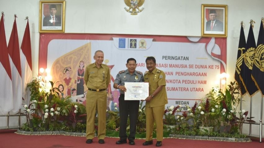 Kota Binjai Raih Penghargaan Kota Peduli HAM Tahun 2022