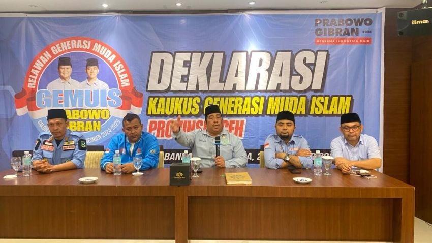 Relawan Kaukus Gemuis Aceh Dikukuhkan, Program Utama Silaturahim Dengan Tokoh Masyarakat dan Ulama