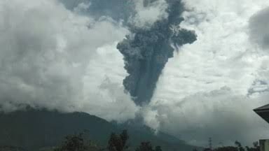 Gunung Marapi Pernah Meletus Tahun 1830