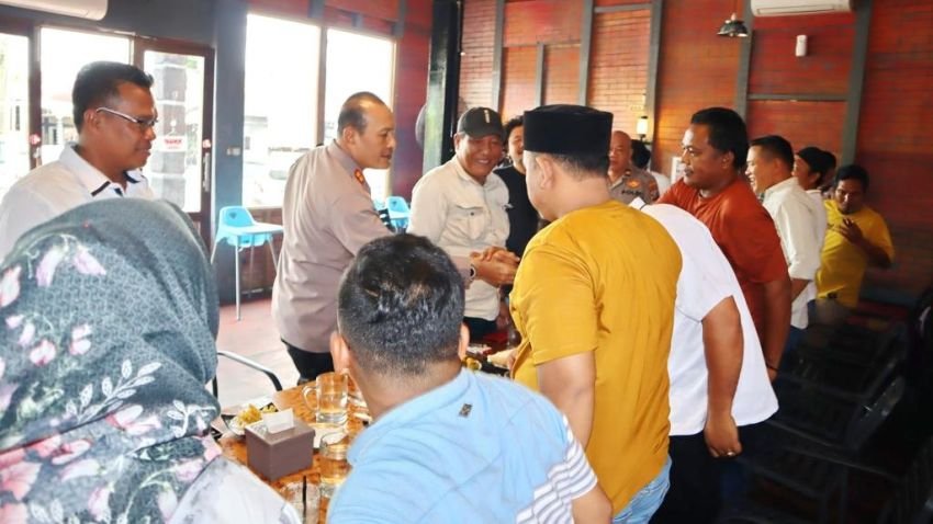 Kapolres Padangsidimpuan Kenalkan Pejabat Baru ke Para Wartawan