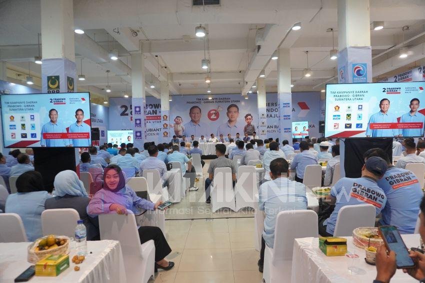 TKD Prabowo-Gibran Sumut Targetkan Kemenangan 60 Persen