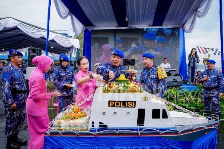 HUT Polairud ke-73 Diperingati Ditpolairud Polda Sumut di Belawan