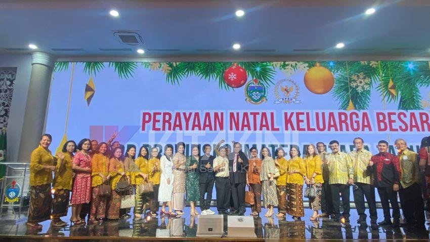 Natal DPRD Sumut, Baskami Ajak Hadirin Sambut Tahun Politik Dengan Sukacita