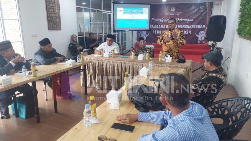 KPU Tebingtinggi Ajak Pemuka Agama Sukseskan Pemilu 2024