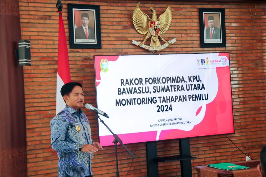 Pj Gubsu: Persiapan Pemilu 2024 Sesuai Tahapan