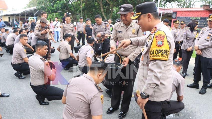 Kapolres Binjai Lantik Kenaikan Pangkat 45 Personel