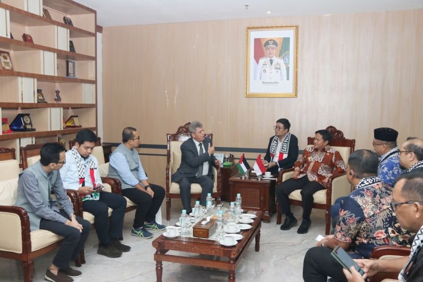 Bertemu dengan Dubes Palestina, Hassanudin Pastikan Akan Terus Beri Dukungan