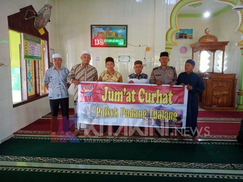 Polsek Padang Tualang Gelar Giat Jumat Curhat