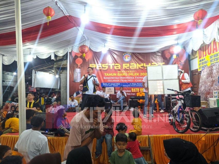 Sambut Imlek 2024, KITA Gelar Pesta Rakyat Bersama Warga Batangkuis