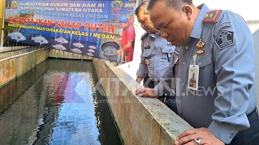 Bina Keterampilan, Penghuni Lapas I Medan Budidaya Ikan Kakap Putih