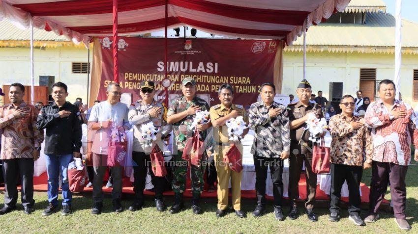 Wali Kota Binjai Hadiri Simulasi Putungsura Pemilu 2024