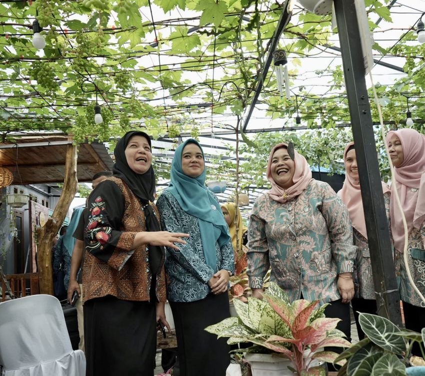 Supervisi Lomba Hatinya PKK, Tim TP PKK Medan Kunjungi Kelurahan Gedung Johor