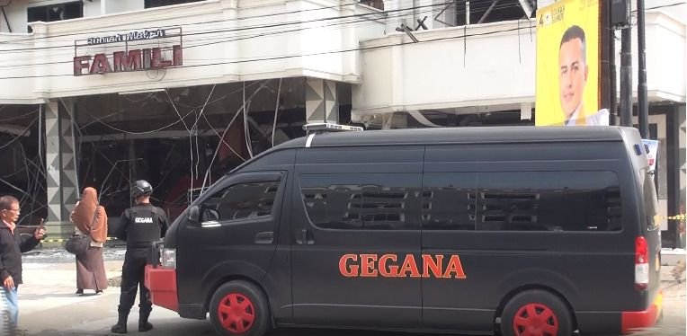 Ledakan di Bekas Hotel di Jalan SM Raja Medan, Gegana Lakukan Penyelidikan