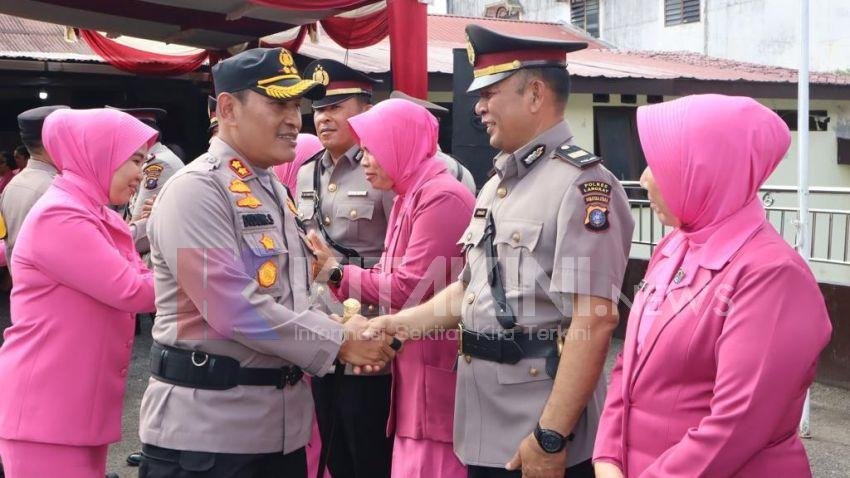 Sejumlah PJU Berganti, Ini Pesan Kapolres Padangsidimpuan Kepada Personel