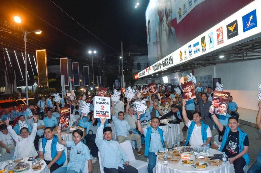 Usai Nobar Debat Capres, Ade Jona Minta  Relawan Makin Semangat Menangkan Prabowo-Gibran