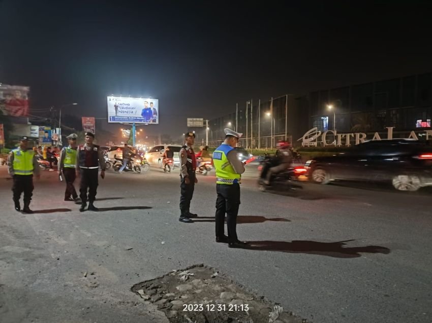 Wilayah Kerja Polres Pelabuhan Belawan Aman di Malam Pergantian Tahun