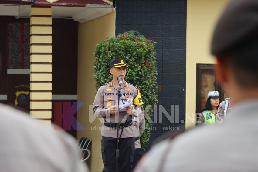 AKBP Rio Alexander Serah Terimakan Jabatan PJU di Polres Binjai