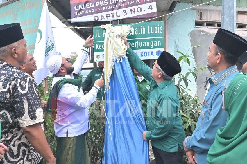 Dedi Iskandar Batubara Hadiri Tasyakuran Penabalan Nama Jalan Tokoh Al-Washliyah